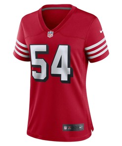 Fred Warner San Francisco 49ers Women's Alternate Game Jersey - Scarlet