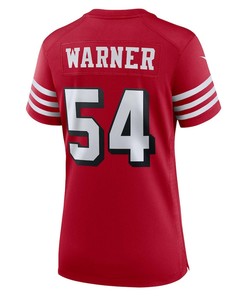 Fred Warner San Francisco 49ers Women's Alternate Game Jersey - Scarlet