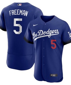 Freddie Freeman 5 Los Angeles Dodgers City Connect Player Elite Jersey - Royal