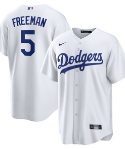 Freddie Freeman Los Angeles Dodgers Replica Player Jersey - White Mlb