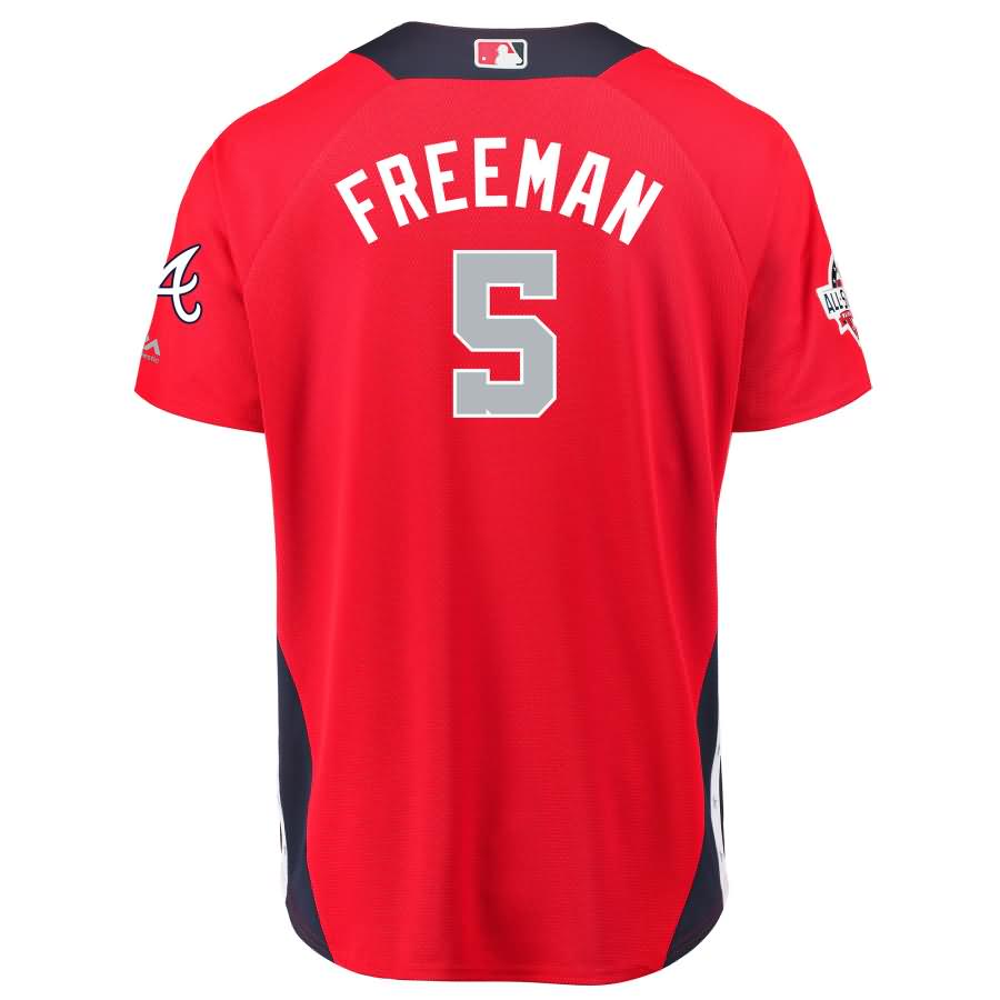 Freddie Freeman National League Majestic 2018 Mlb All-star Game Home Run Derby Player Jersey - Red