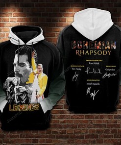 Freddie Mercury Style 1 3D Hoodie Zip Hoodie