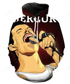 Freddie Mercury Style 2 3D Hoodie Zip Hoodie