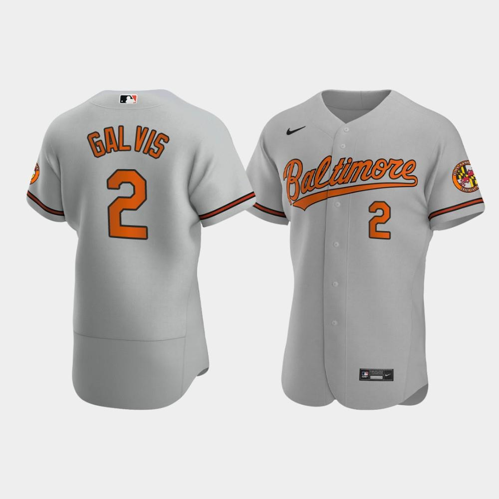 Freddy Galvis 2 Baltimore Orioles Gray Road Jersey