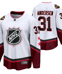 Frederik Andersen 31 Jersey Carolina Hurricanes 2022 All-Star White Eastern Conference Men Jersey Jersey