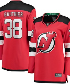 Frederik Gauthier New Jersey Devils Fanatics Branded Womens Home Breakaway Player Jersey - Red Nhl