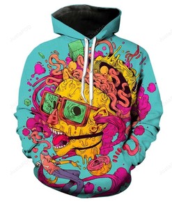 Funny Cute Cartoon 3D Hoodie Zip Hoodie