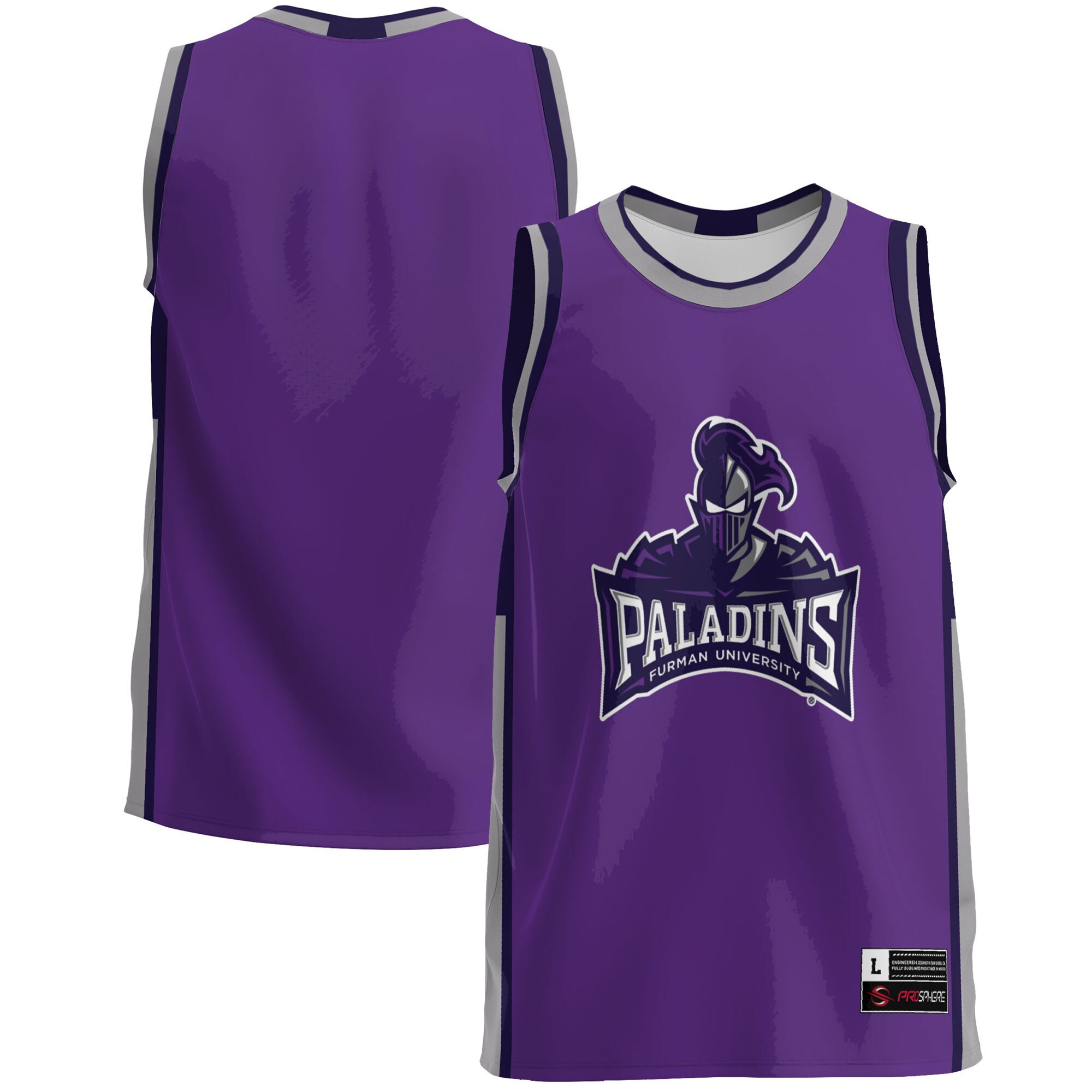 Furman Paladins Basketball Jersey - Purple Ncaa