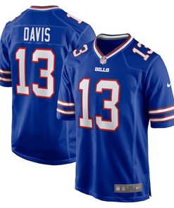 Gabriel Davis 13 Buffalo Bills Team Game Player Jersey - Royal