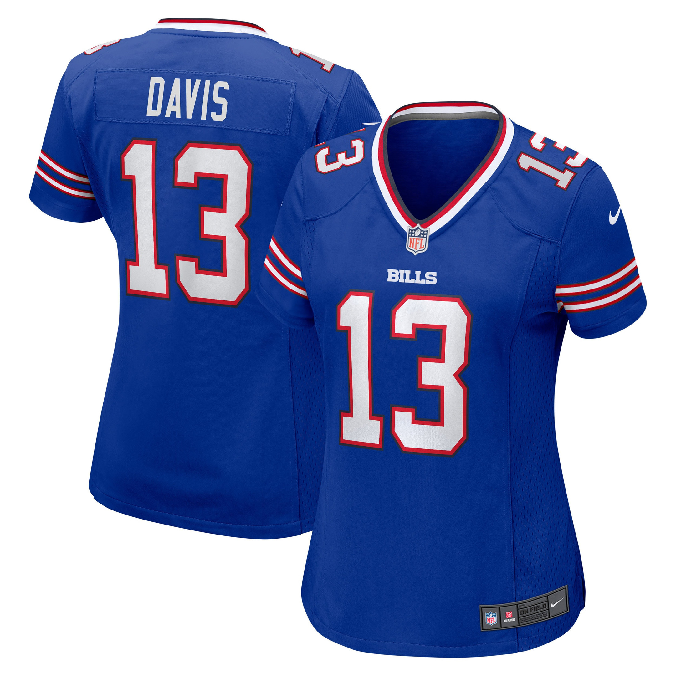 Gabriel Davis Buffalo Bills Womens Game Jersey - Royal Nfl