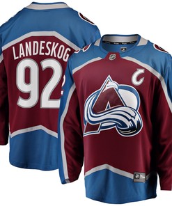 Gabriel Landeskog Colorado Avalanche Fanatics Branded Breakaway Player Jersey - Burgundy Nhl
