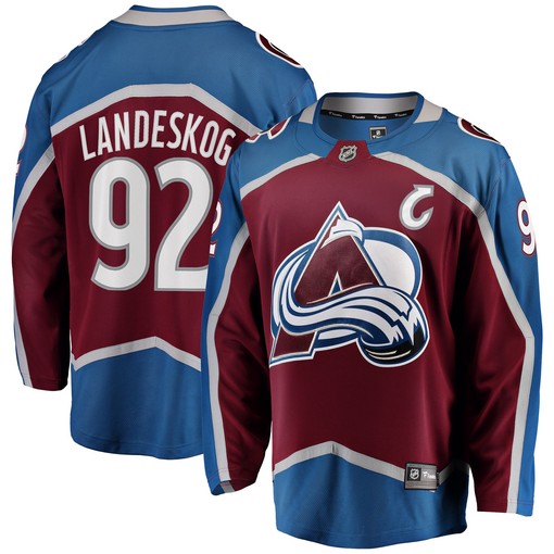 Gabriel Landeskog Colorado Avalanche Fanatics Branded Breakaway Player Jersey - Burgundy Nhl