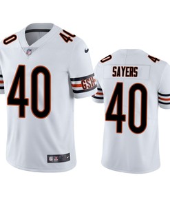 Gale Sayers 40 Chicago Bears White Vapor Limited Jersey