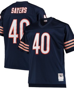 Gale Sayers Chicago Bears Mitchell & Ness Big & Tall 1969 Retired Player Replica Jersey - Navy