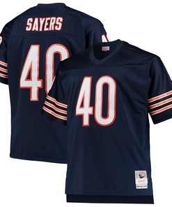 Gale Sayers Chicago Bears Mitchell & Ness Big & Tall 1969 Retired Player Replica Jersey - Navy Nfl