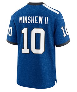 Gardner Minshew 10 Indianapolis Colts Indiana Nights Alternate Game Men Jersey - Royal