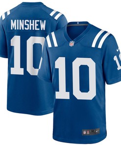 Gardner Minshew 10 Indianapolis Colts Men Game Jersey - Royal