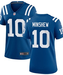 Gardner Minshew 10 Indianapolis Colts Women Game Jersey - Royal