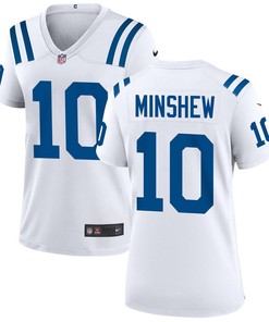 Gardner Minshew 10 Indianapolis Colts Women Game Jersey - White