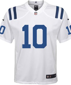 Gardner Minshew 10 Indianapolis Colts Youth Game Jersey - White