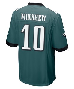 Gardner Minshew 10 Philadelphia Eagles Super Bowl LVII Champions Men Game Jersey - Midnight Green