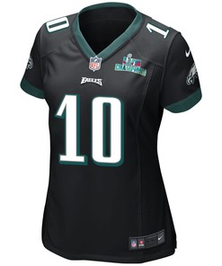Gardner Minshew 10 Philadelphia Eagles Super Bowl LVII Champions Women Game Jersey - Black