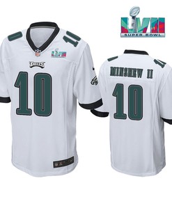 Gardner Minshew 10 Philadelphia Eagles Super Bowl LVII Game Player Men Jersey - White