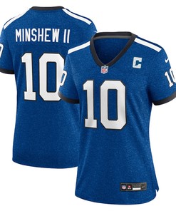 Gardner Minshew II 10 Indianapolis Colts Indiana Nights Alternate Game Women Jersey - Royal