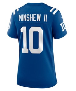 Gardner Minshew II 10 Indianapolis Colts Women's Game Jersey - Royal