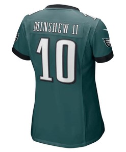 Gardner Minshew II 10 Philadelphia Eagles Women's Game Player Jersey - Midnight Green