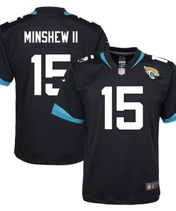 Gardner Minshew Ii Jacksonville Jaguars Nike Youth Game Jersey - Black