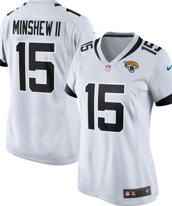 Gardner Minshew Ii Jacksonville Jaguars Womens Game Jersey - White Nfl
