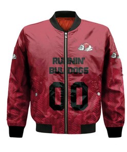 Gardner-Webb Runnin’ Bulldogs Bomber Jacket Logo Sport Ombre  - NCAA
