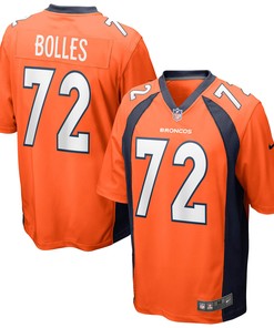 Garett Bolles Denver Broncos Game Jersey - Orange Nfl