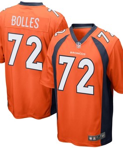 Garett Bolles Denver Broncos Nike Game Jersey - Orange
