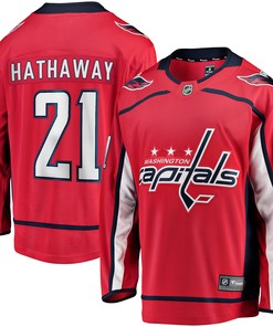 Garnet Hathaway Washington Capitals Fanatics Branded Replica Player Jersey - Red Nhl
