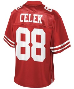 Garrett Celek San Francisco 49ers Nfl Pro Line Team Player Jersey - Scarlet