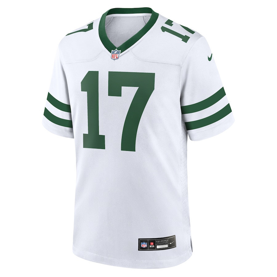 Garrett Wilson 17 New York Jets Legacy Game Men Jersey - White