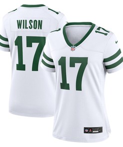 Garrett Wilson 17 New York Jets Legacy Game Women Jersey - White
