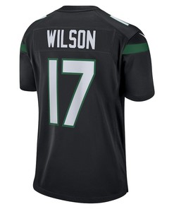 Garrett Wilson New York Jets Alternate Game Player Jersey - Stealth Black