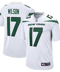 Garrett Wilson New York Jets Game Player Jersey - White
