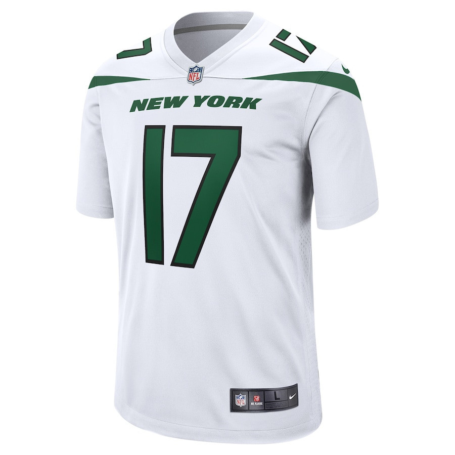 Garrett Wilson New York Jets Game Player Jersey - White