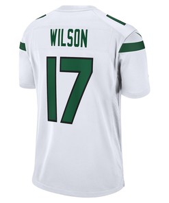 Garrett Wilson New York Jets Game Player Jersey - White