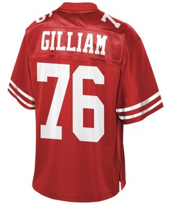 Garry Gilliam San Francisco 49ers Nfl Pro Line Team Player Jersey - Scarlet