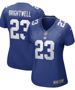 Gary Brightwell New York Giants Women's Team Game Player Jersey - Royal
