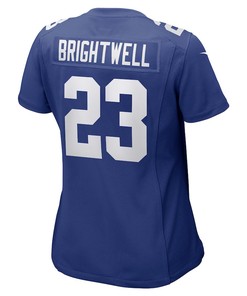 Gary Brightwell New York Giants Women's Team Game Player Jersey - Royal