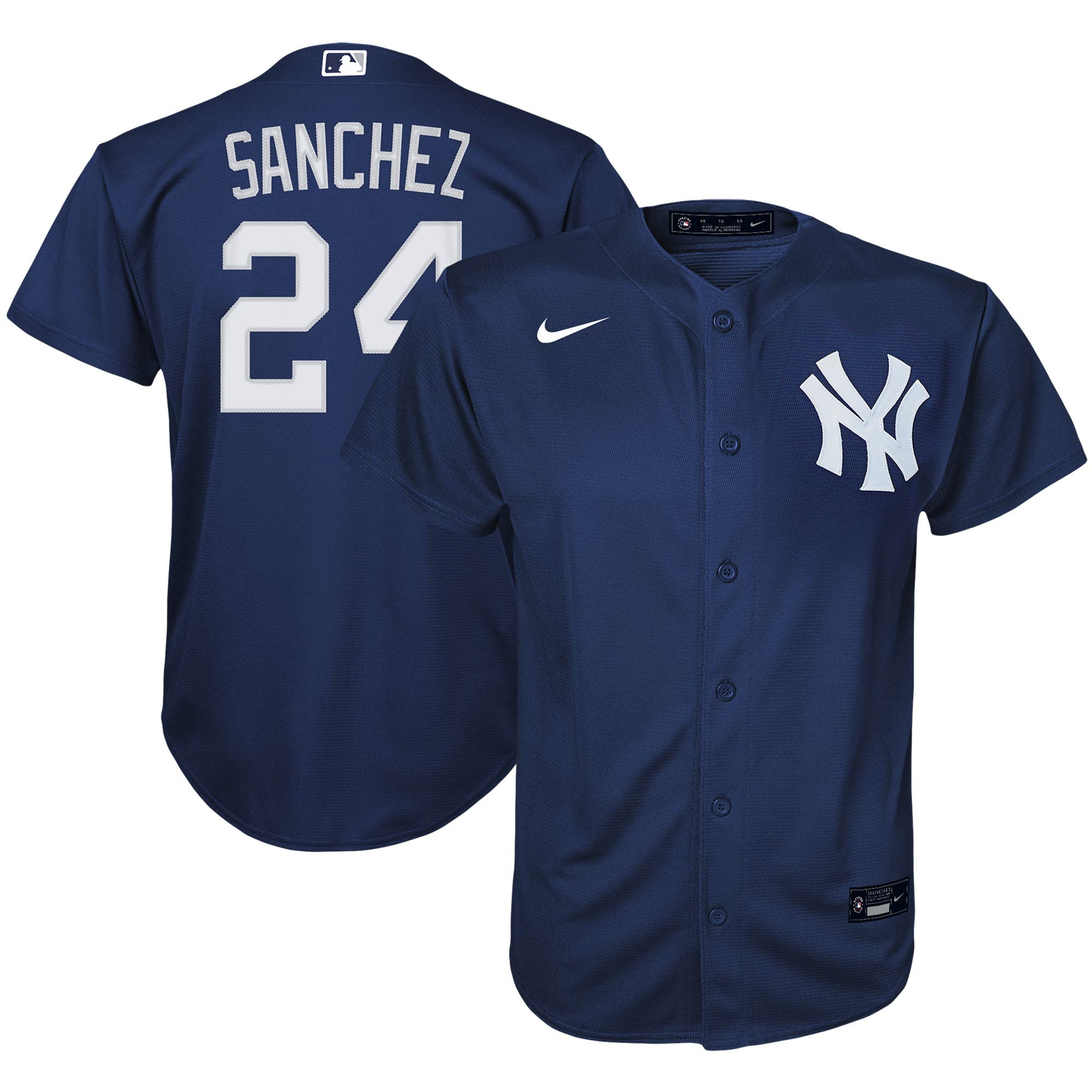 Gary Sanchez New York Yankees Alternate Replica Player Jersey - Navy Mlb