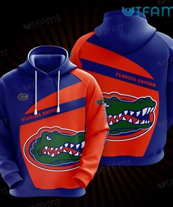 Gators Hoodie 3D Blue Orange Logo Florida Gators Gift