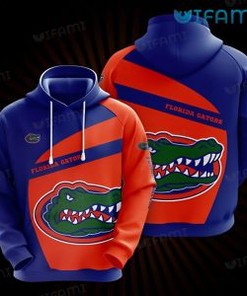 Gators Hoodie 3D Blue Orange Logo Florida Gators Gift
