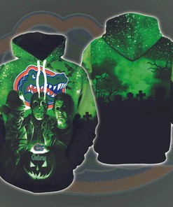 Gators Hoodie 3D Jason Michael Freddy Halloween Pumpkin Florida Gators Gift Ver 1